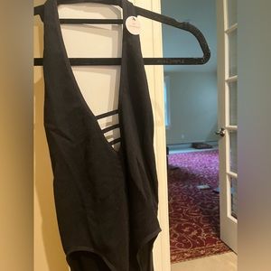 Forever 21 low cut backless bodysuit